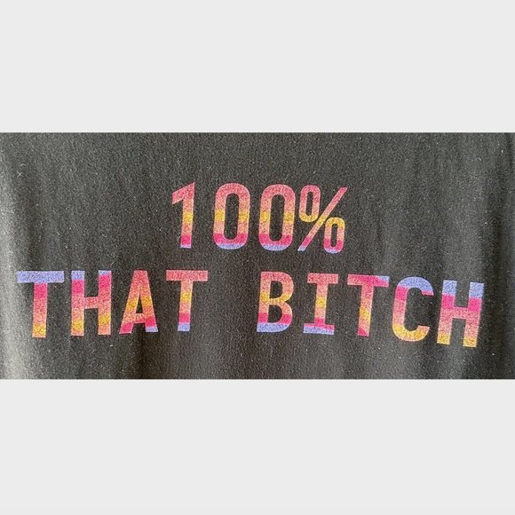 Lizzo 2019 Concert Tour Official Merch Sz L 100% That B B*tch T-Shirt Yitty - Picture 7 of 8